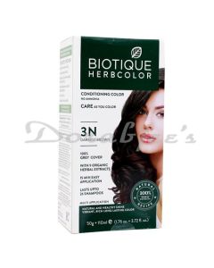 BIOTIQUE HERBCOLOR HAIR COLOR 3N DARK BROWN 50G+110ML