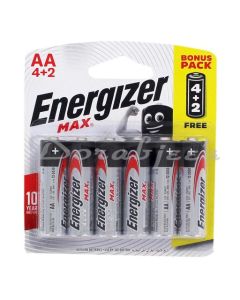 ENERGIZER ALKALINE MAX 4+2 AA