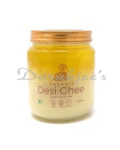 PURE AND SURE ORGANIC A2 DESI COW GHEE 500ML