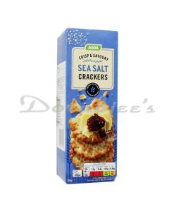 ASDA SEA SALT CRACKERS 185G