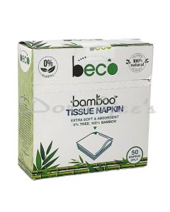 BECO BAMBOO TISSUE SERVING NAPKINS 50 PCS