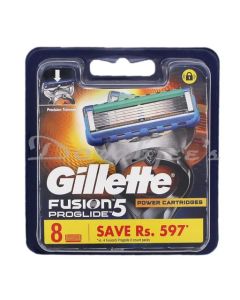 GILLETTE FUSION PROGLIDE CARTRIDGES 8S