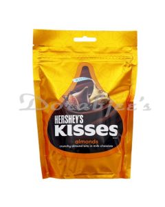 HERSHEYS KISSES WITH ALMOND CHOCOLATE 100.8G