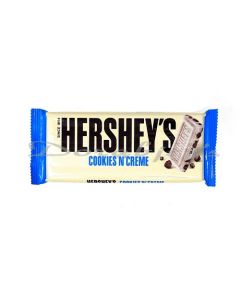 HERSHEYS BAR COOKIES N CREAM CHOCOLATE  100G