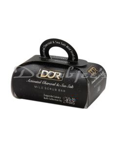 DOR ACTIVATED CHARCOAL & SEA SALT MILD SCRUB SAP BAR  250 G