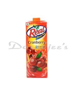 REAL CRANBERRY JUICE     1 LTR