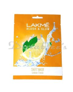 LAKME BLUSH & GLOW FACE MASK LEMON FRESH 20G