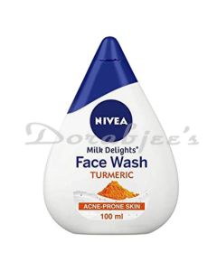 NIVEA MILK DELIGHTS FACE WASH TURMERIC 100ML