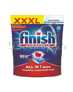 FINISH ALL IN 1 MAX REGULAR DISHWASHER TABLETS 80 PIECES