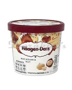 HAAGEN DAZS ICE CREAM MACADAMIA NUT 100ML