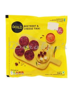 GOELD FROZEN PLANT BASED BEETROOT CHEEZ TIKI 240G