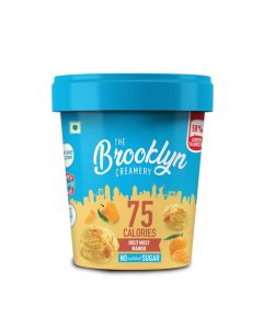 THE BROOKLYN CREAMERY ICE CREAM HOLY MOLY MANGO MEDIUM FAT  100 ML