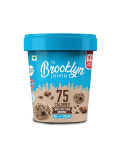 THE BROOKLYN CREAMERY ICE CREAM CHOCOLATE  BROWNIE100 ML