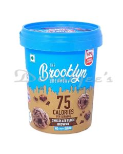 THE BROOKLYN CREAMERY ICE CREAM CHOCOLATE BROWNIE 450ML