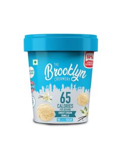 THE BROOKLYN CREAMERY ICE CREAM SWEET CREAM MEDIUM FAT VANILLA 450ML