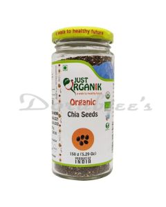 JUST ORGANIK CHIA SEEDS  150 G