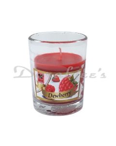 IRIS SHOT GLASS VOTIVE AROMA CANDLES  DEWBERRY 40G