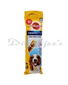 PEDIGREE DOG FOOD DENTASTIX MEDIUM 3 STICKS 77G