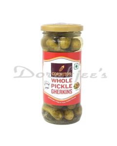 CORNITOS WHOLE GHERKINS 375ML