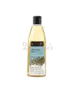 SOULFLOWER TEA TREE HAIR OIL FOR SCALP AND  DANDRUFF CARE 225 ML