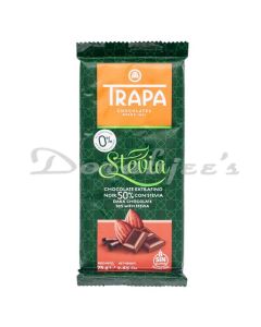 TRAPA STEVIA DARK CHOCOLATE 50% 75 G