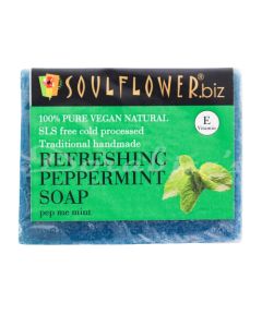 SOULFLOWER REFRESHING PEPPERMINT SOAP