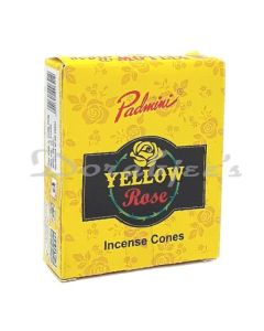 PADMINI YELLOW ROSE INCENSE CONES