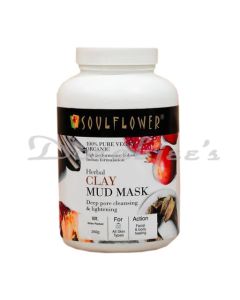 SOULFLOWER HERBAL CLAY MUD MASK 250G