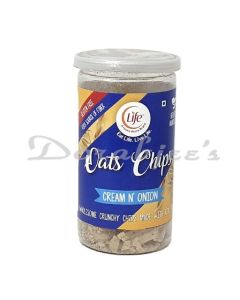 LIFE OATS CHIPS  CREAM & ONION