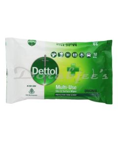 DETTOL WIPES ORIGINAL 10S