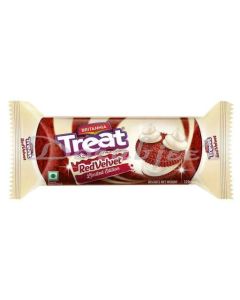 BRITANNIA TREAT RED VELVET CREAM BISCUITS 120 G