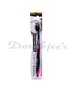 DENTO CLINIC BLACK BRILLIANT TOOTH BRUSH MEDIUM