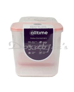 ALL TIME PLASTICS POLKA FOOD CONTAINER 412 1000ML*2