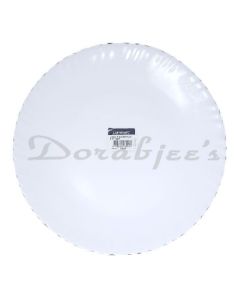 LUMINARC FLUTED COLLECTION TEMPERED DINNER PLATE 27CM TEMPERED