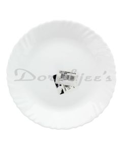 LUMINARC FLUTED COLLECTION DESSERT PLATE 19CM TEMPERED