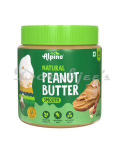 ALPINO NATURAL SMOOTH PEANUT BUTTER 400G