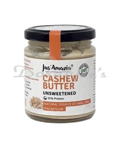 JUS AMAZIN CASHEW BUTTER UNSWEETENED 200