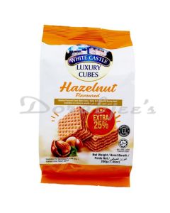 WHITE CASTLE WAFER CUBE ROLL HAZELNUT 250 G