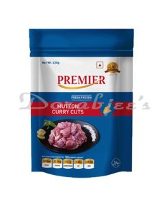 PREMIER FROZEN MUTTON CURRY CUT CUBES 450G