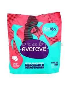 EVEREVE DISPOSABLE PERIOD PANTIES ML SIZE 2P