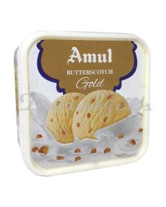 AMUL ICE CREAM BUTTERSCOTCH GOLD 1 L