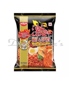 KOREAN NISSIN GEKI  HOT & SPICY KOREAN NOODLES CHICKEN FLAVOR NON VEG 80G