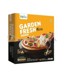 HYFUN FROZEN VEG PIZZA REGULAR 7 INCH  GARDEN FRESH 190G