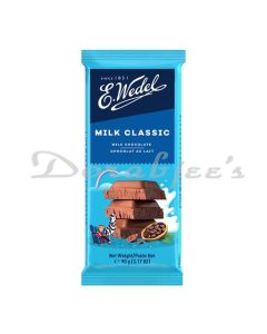 E WEDEL CHOCOLATE MILK CHOCOLATE BAR 90G