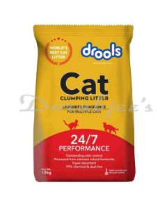 DROOLS CLUMPING LAVENDER FRAGRANCE CAT LITTER (FOR MULTIPLE CATS), 10KG