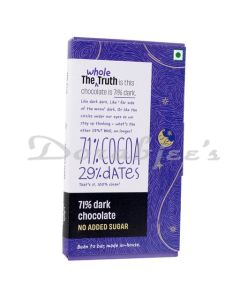 THE WHOLE TRUTH CHOCOLATE DARK  71 PC  80G