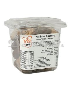 THE BAKE FACTORY CHOCO VANILLA COOKIES 250G