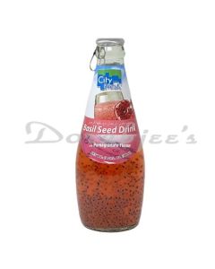 CITY FRESH BASIL SEED DRINK POMEGRANATE 300