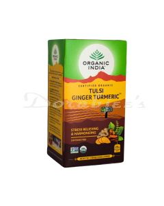 ORGANIC INDIA TULSI GINGER TURMERIC 18N