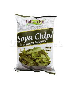 LITE N FIT SNACKS SOYA GREEN CHIPS